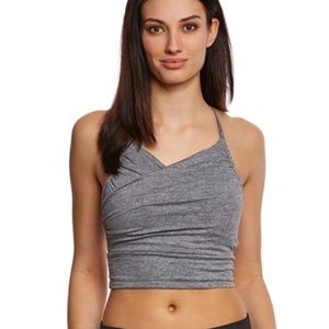 Manduka Wrap Bralette in Grey